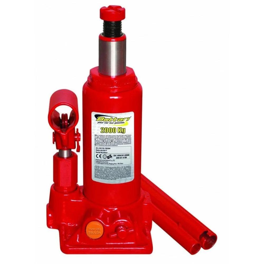 Cric hidraulic BOTTARI Lift 24170BT, capacitate de ridicare până la 2 tone, înălțime de ridicare între 148 și 315 mm