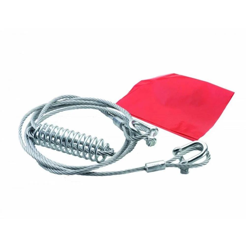Cablu de tractare din metal BOTTARI Traino Car 28009BT, capacitate maximă 2000 kg, lungime 400 cm