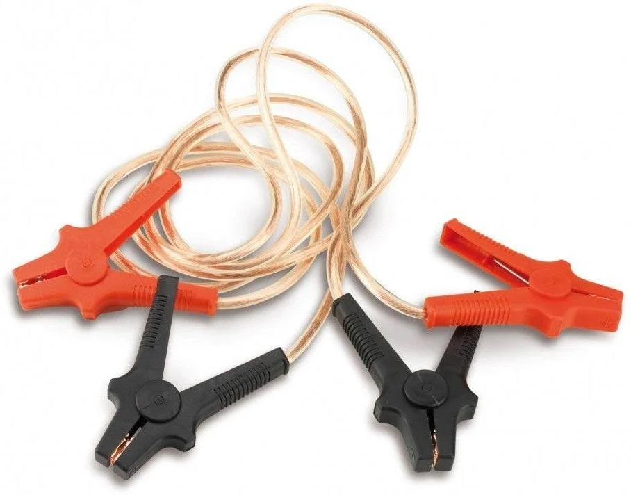Set 2 cabluri de pornire auto, BOTTARI Zipper 28028BT, 200 A, lungime 2 metri, grosime 8 mm, cleme tip crocodil izolate