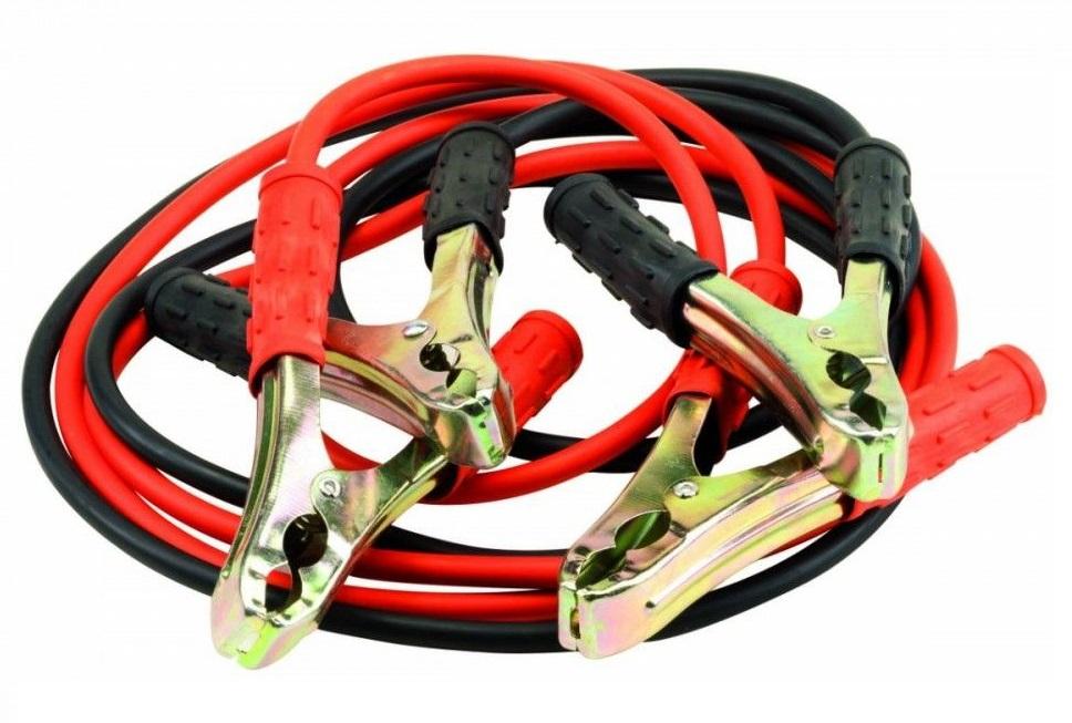 Set 2 cabluri de curent pentru pornire auto, BOTTARI BOOST-600 28072BT, 600 A, lungime 3 metri, grosime cablu 11 mm, cleme izolate tip crocodil
