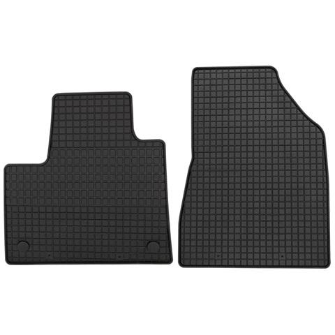 Set 2 covorașe auto din cauciuc PETEX 29412PX, culoare neagră, compatibile cu Renault Kangoo (model din 06.2021) și Renault Kangoo Electric (model din 07.2022)