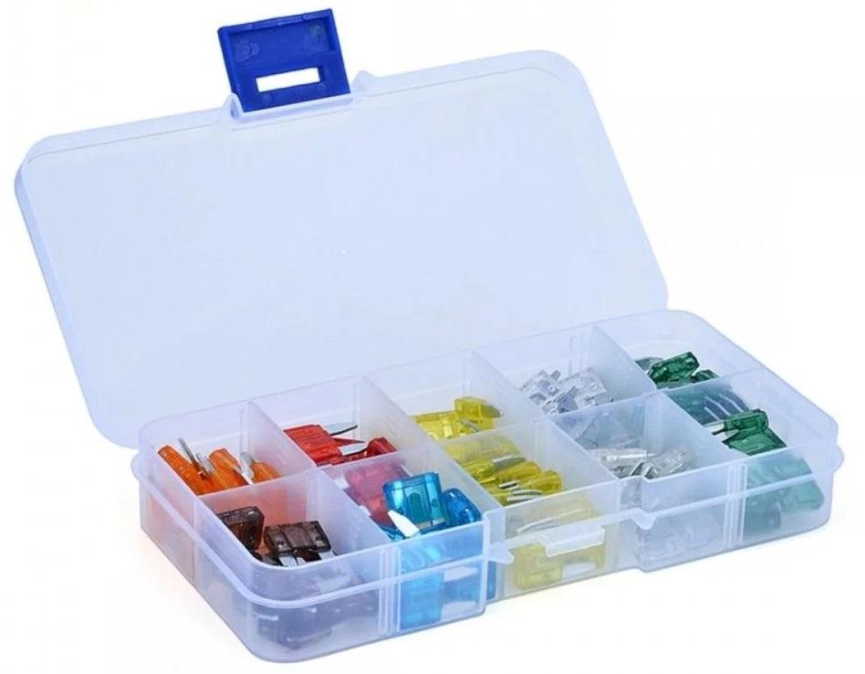 Set 49 siguranțe auto mini, BOTTARI Mini Fusibili 30122BT, 5A-30A