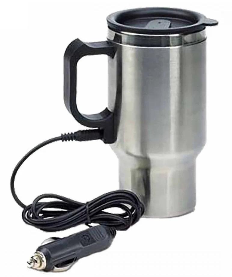 Termos auto cu fierbător BOTTARI 30305BT, capacitate 450 ml, alimentare prin bricheta auto 12V, din oțel inoxidabil