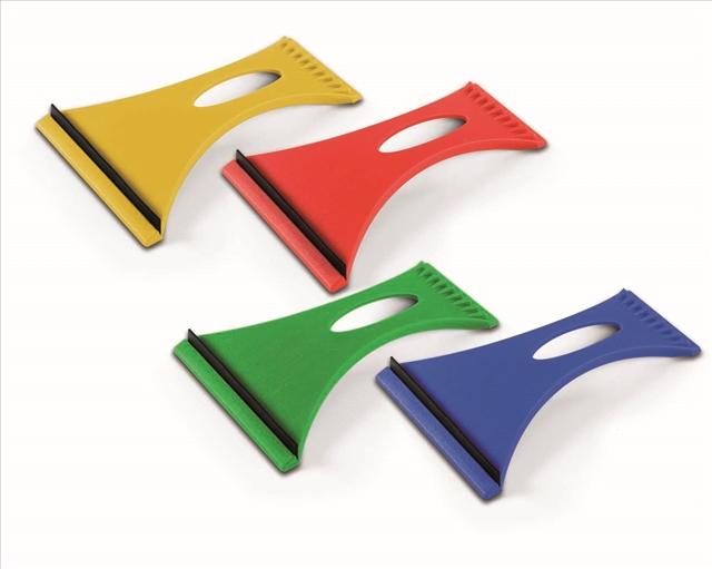 Racletă de gheață Bottari 32317BT, cu lamă din cauciuc, 16.5 cm, culori diverse