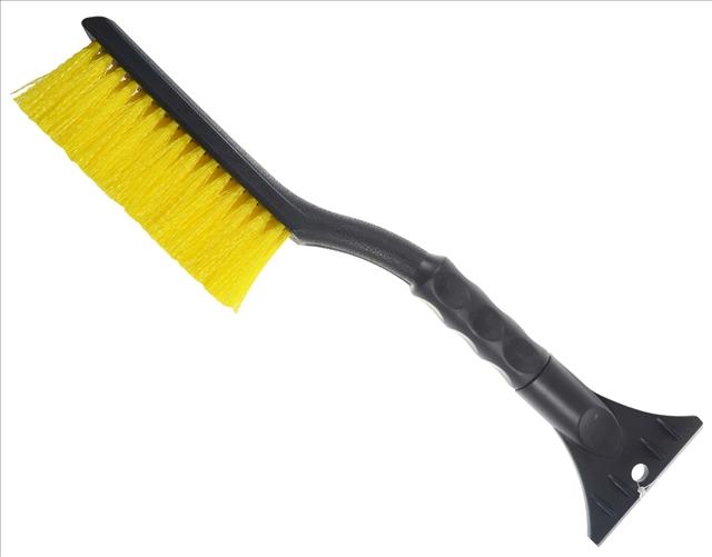 Racletă de gheață cu mătură pentru zăpadă, BOTTARI 32332BT, 38 cm, negru/galben