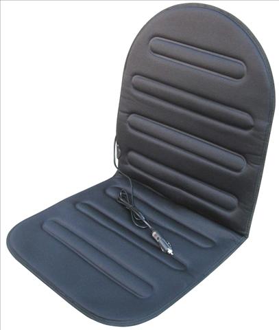 Husă încălzită pentru scaun auto, BOTTARI 32345BT, universală, alimentare 12V, conectare la brichetă auto, culoare neagră
