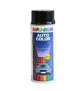 Spray de vopsea auto DUPLI-COLOR, nuanță negru magic 9910, metalizat, pentru retușuri, 350 ml