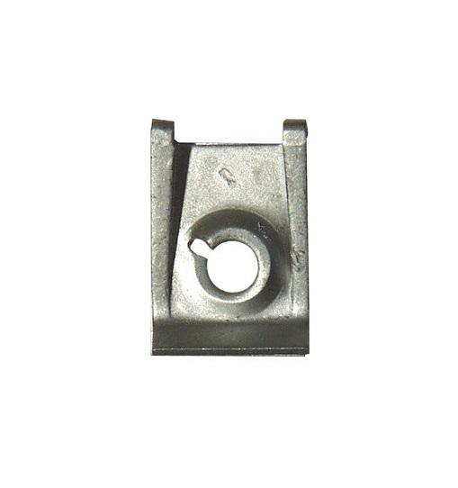 Set 100 piulițe metalice pentru fixare RESTAGRAF U-NUT A42632, diametru șurub 6.35 mm, pentru elemente caroserie auto