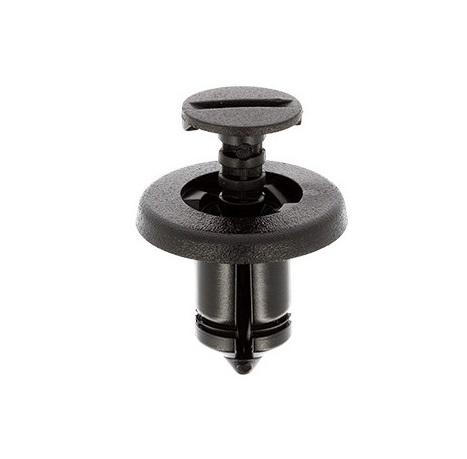 Set 100 nituri auto RESTAGRAF A42641, 13.9 mm, plastic, negru, pentru caroserie auto