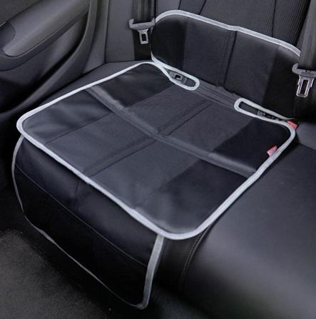 Husă pentru scaun auto PETEX 44499904PX, compatibilă cu scaune de copil ISOFIX, cu 3 buzunare, dimensiuni 48 x 87 cm, culoare neagră