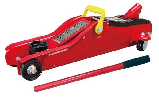 Cric hidraulic tip crocodil PETEX, model 44750012PX, capacitate de ridicare 2 tone, înălțime de cursă 135-340 mm, culoare roșie, lungime manetă 75 cm