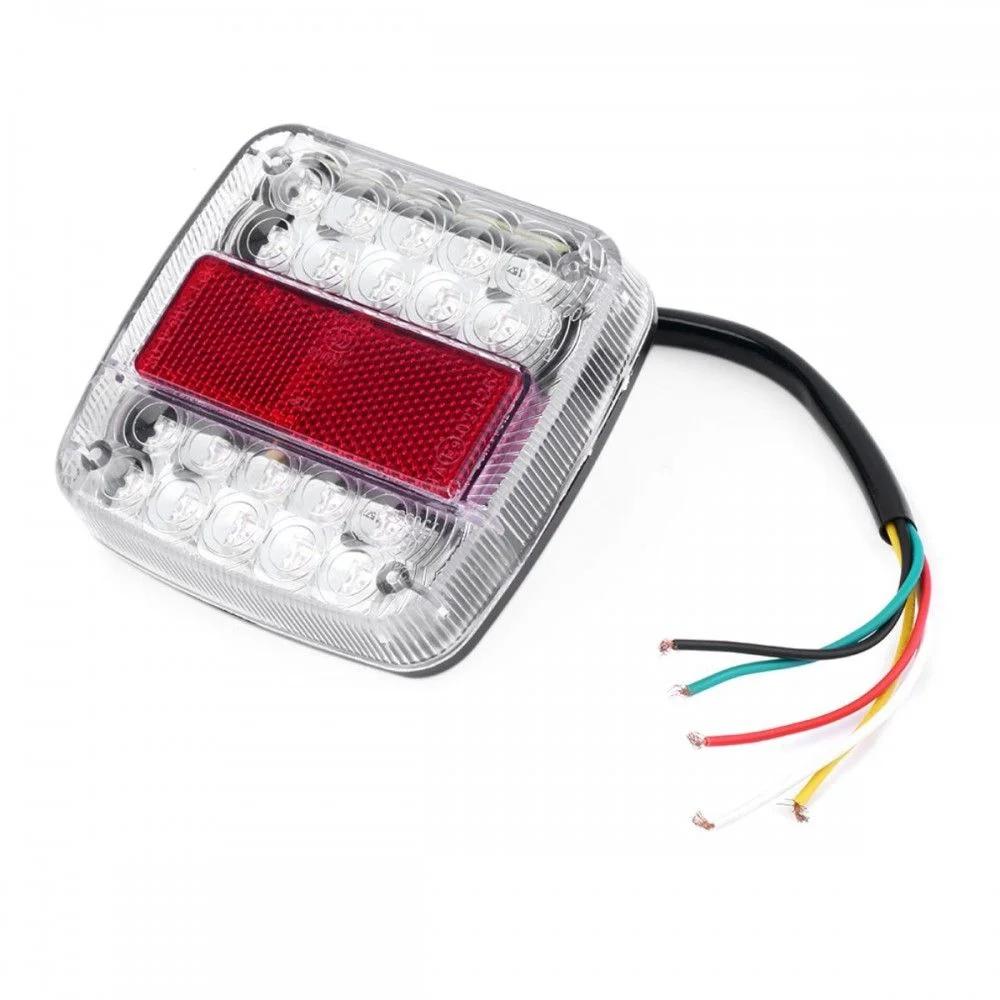 Lampa de semnalizare universală pentru remorcă, BOTTARI 48031BT, plastic, alb/roșu, montaj stânga/dreapta