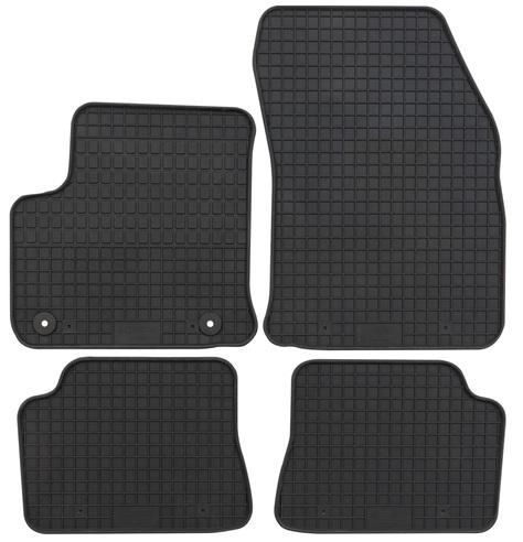 Set 4 covorașe auto din cauciuc PETEX 52810PX, negru, compatibil cu Opel Corsa F Electric, Mokka B Electric, 2019-2023