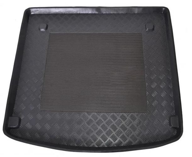 Protecție portbagaj auto POLCAR 5509WB-5, din polietilenă, neagră, cu margine înălțată, compatibilă cu Opel Astra H Break, fără strat antialunecare