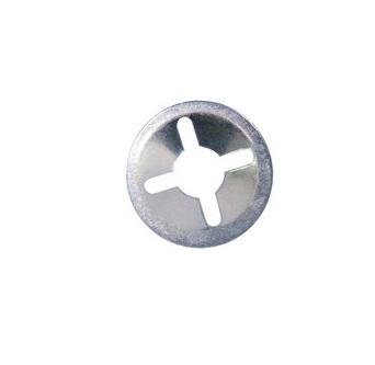Set 50 cleme auto RESTAGRAF A558, 4 mm, metal, argintiu
