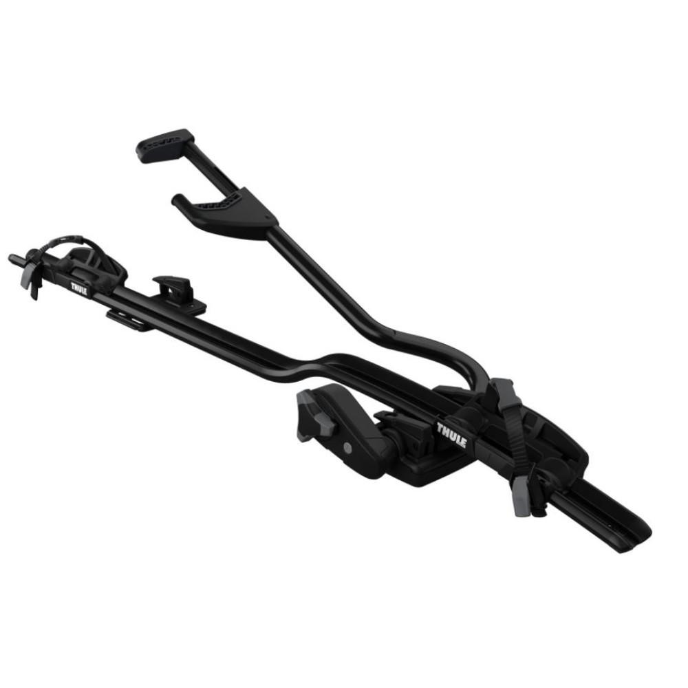 Suport de bicicletă auto THULE ProRide 598002, oțel, negru, montaj pe bare transversale, capacitate de încărcare 20 kg