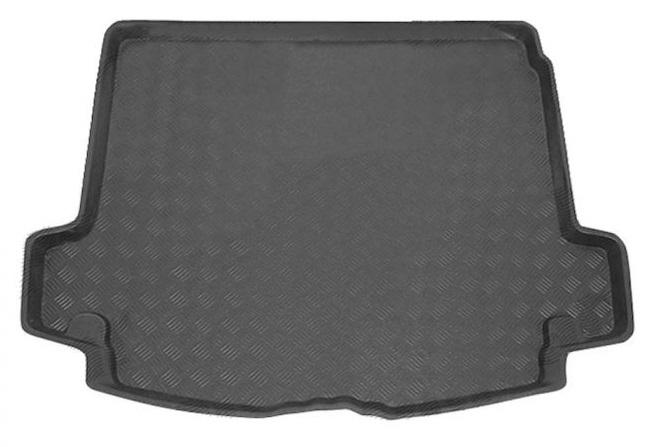 Protecție portbagaj auto POLCAR 6012WB61, din polietilenă, neagră, cu margine înaltă, compatibilă cu Renault Megane II Break, fără strat antialunecare