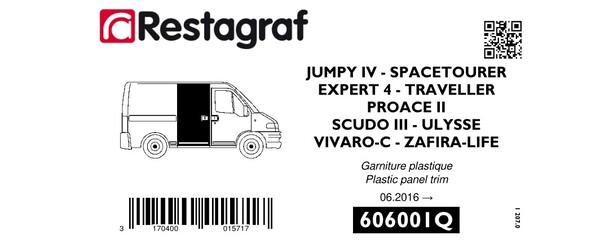 Set clipuri de susținere caroserie RESTAGRAF 606001Q