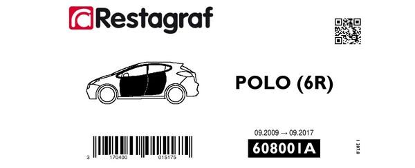 Set clipuri de susținere caroserie RESTAGRAF 608001A