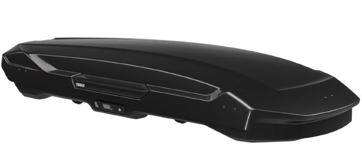 Cutie portbagaj auto THULE Motion XL Low 639400, 400L, deschidere dublă, max. 75 kg, 216x89x35 cm, negru lucios