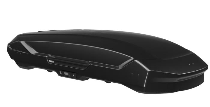 Cutie de plafon auto THULE Motion 3 XL 639800, capacitate 500 litri, deschidere pe ambele părți, sarcină maximă 75 kg, dimensiuni 215 x 89 x 43 cm, finisaj negru lucios