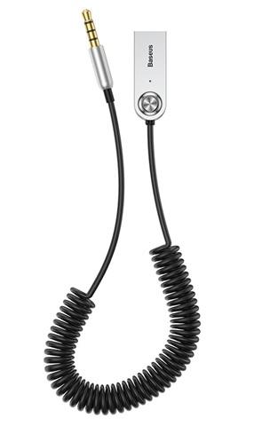 Adaptor audio Bluetooth BASEUS, jack 3.5 mm, alimentare USB, culoare neagră