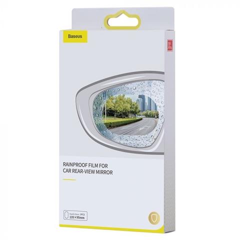 Set 2 BUC Folie Auto pentru Oglinzi Laterale 135x95mm Rezistente la Ploaie Baseus