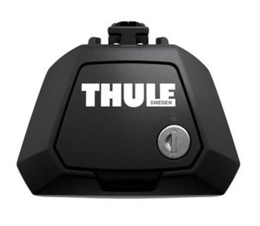 Set 4 picioare de fixare pentru bare transversale Thule EVO 710410, compatibile cu bare longitudinale