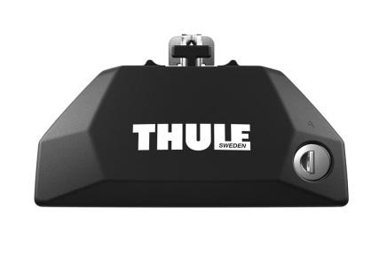 Set 4 Picioare de Fixare pentru Bare Transversale Thule EVO TH710600, Compatibile cu Bare Longitudinale