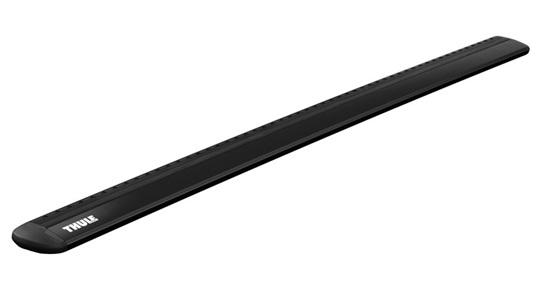 Set 2 bare transversale din aluminiu THULE WingBar EVO 150 cm, profil aerodinamic, culoare negru