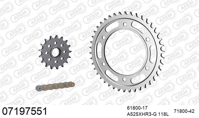KIT LANȚ Moto KTM 1290 Super Adventure 2015-2025 - AFAM 07197551