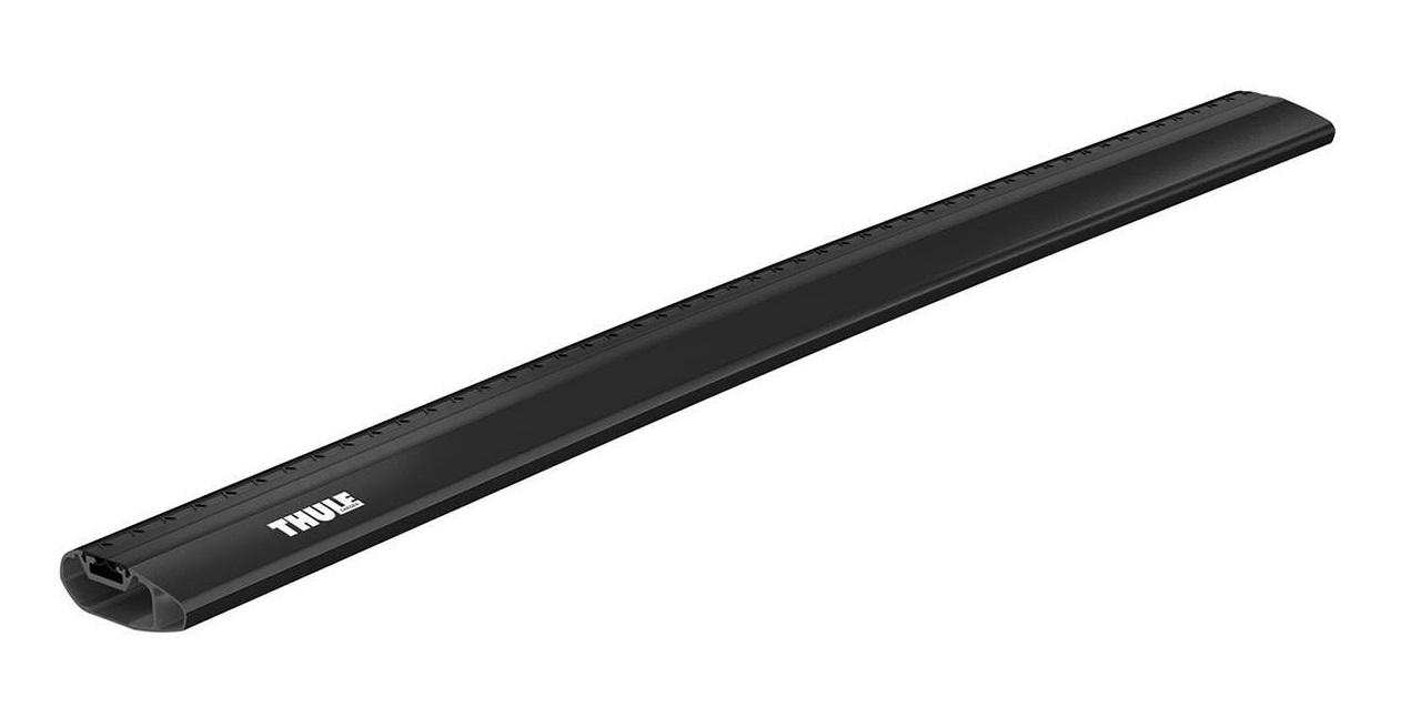 Bara transversală din aluminiu THULE Wingbar Edge 860, negru, 86 cm, profil aerodinamic, capacitate de încărcare 75 kg