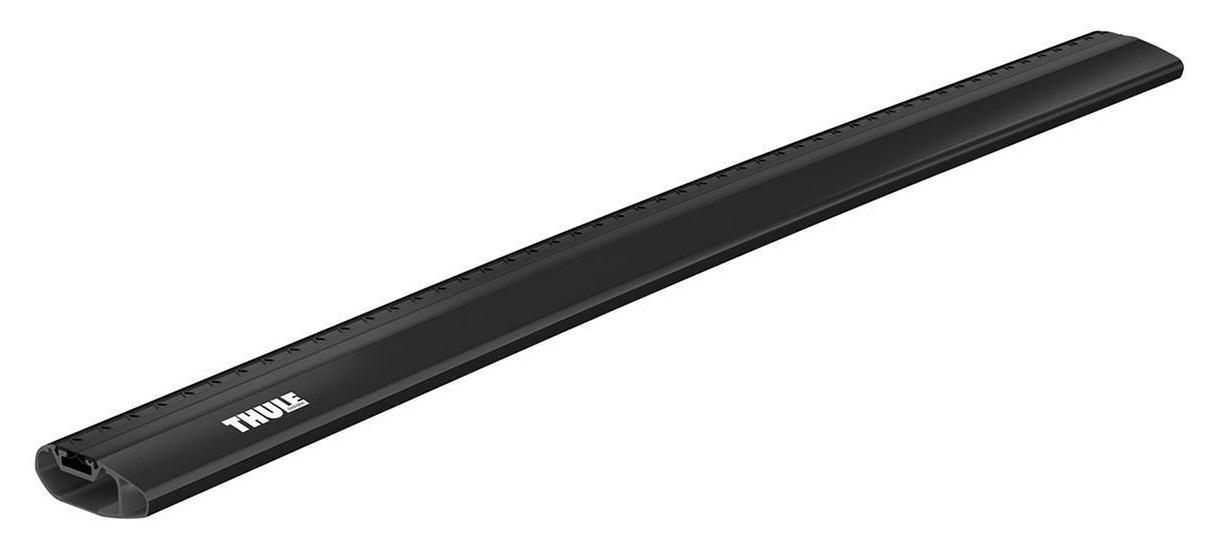 Bara transversală din aluminiu THULE Wingbar Edge 950, culoare negru, lungime 95 cm, profil aerodinamic, capacitate de încărcare 75 kg