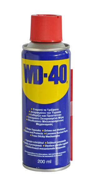 Lubrifiant universal WD-40, spray de 200 ml, fără silicon