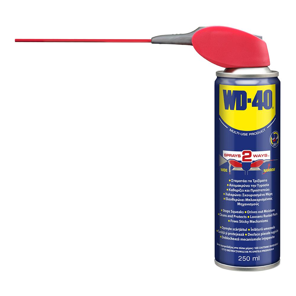 Lubrifiant multifuncțional WD-40 Smart Straw, 250 ml, cod 780023