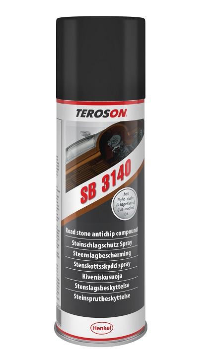 Spray protecție caroserie TEROSON SB 3140, 500 ml, negru, bază rășini sintetice, protecție anticriblură/antifonare