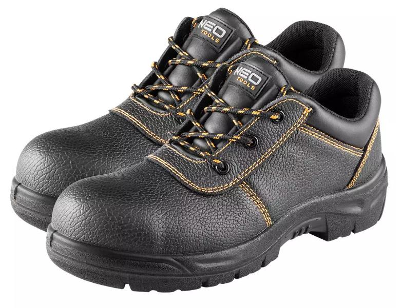 Pantofi de protecție cu vârf metalic NEO 82-160-41NEO, S1 SRC, mărimea 41, din piele, vârf din oțel, talpă antistatică