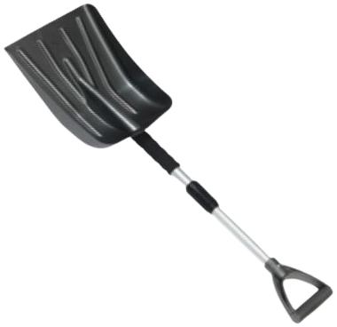 Lopată de zăpadă MAX4CAR 88800, cu coadă telescopică din aluminiu, 74-87 cm, și lamă din plastic