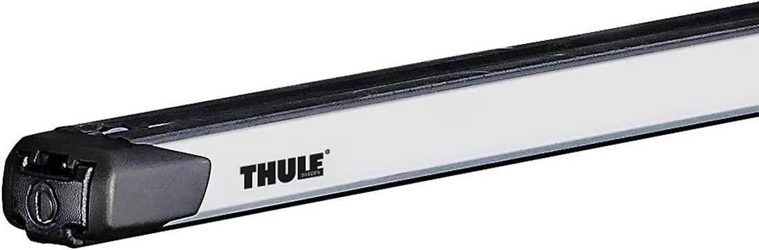 Set 2 bare transversale THULE SlideBar 891000, 127 cm, argintiu, capacitate maximă 90 kg