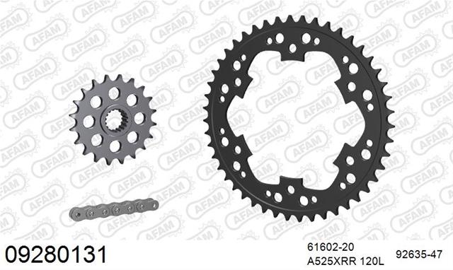 09280131 KIT LANȚ motocicletă BMW F 800 R 2005-2025 - AFAM