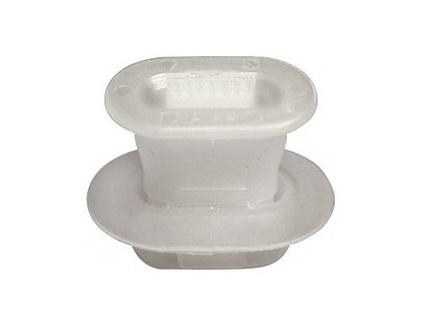 Set 6 cleme auto RESTAGRAF A9438, 4.8 mm, plastic, alb, pentru fixarea panourilor de uși