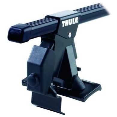 Set 2 picioare prindere bare transversale THULE Gutterless 950000, negru, compatibil cu autovehicule fără bare longitudinale