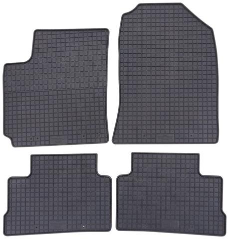 Set 4 covorașe auto din cauciuc PETEX 96910PX, negre, compatibile cu Hyundai Kona