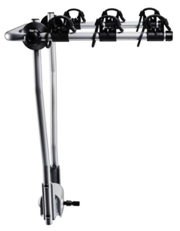 Suport Thule HangOn 3 pentru 3 biciclete, montare pe cârligul de remorcare, capacitate maximă 45 kg, oțel.