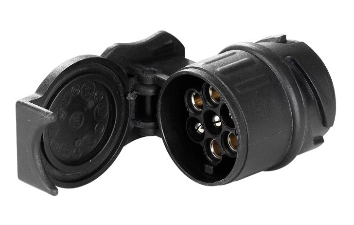 Adaptor priză electrică THULE RMS TH990700, transformare de la 13 la 7 pini, culoare neagră, destinat pentru sistemele de transport biciclete Thule.