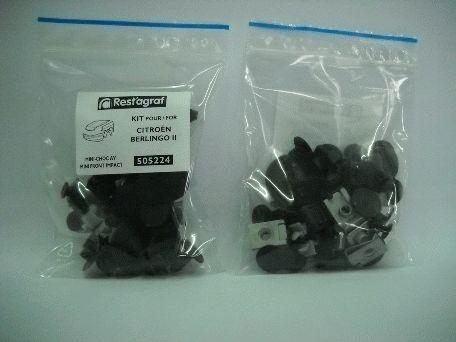 Set clipsuri pentru montaj ușă RESTAGRAF A507001, plastic, compatibil cu Volkswagen Golf II