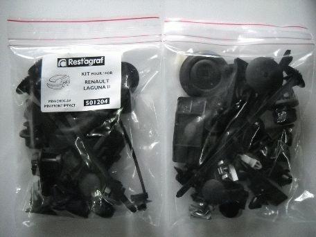 Set clipsuri de montaj ușă RESTAGRAF A517001, din plastic, compatibile cu Audi A3, model 2003-