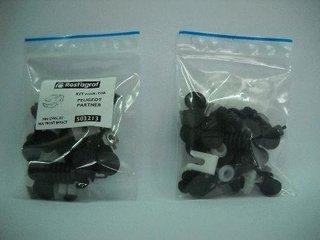Set clipsuri de montaj ușă RESTAGRAF A517005, plastic, compatibil cu Audi A6, 2005-
