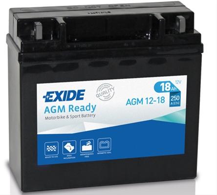 Acumulator AGM Exide AGM12-18EXI Ready +DR