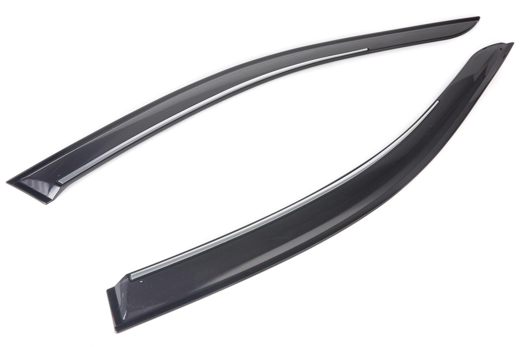 Set 2 paravanturi auto fumurii CLIMAIR CLI0033273, montare față, compatibil Audi A3 3 uși (2003-2012) și S3 3 uși (2005-2012)